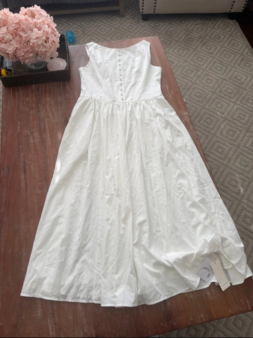 Commense White Sleeveless Maxi Dress - Picture 4 of 6